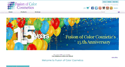 Desktop Screenshot of fusionofcolor.net