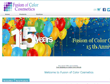 Tablet Screenshot of fusionofcolor.net